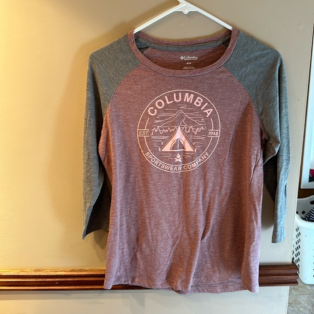 Columbia baseball tee